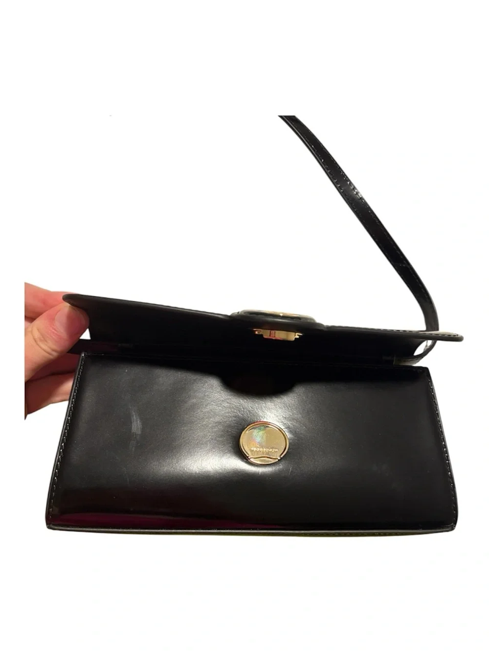 Tory Burch polished black